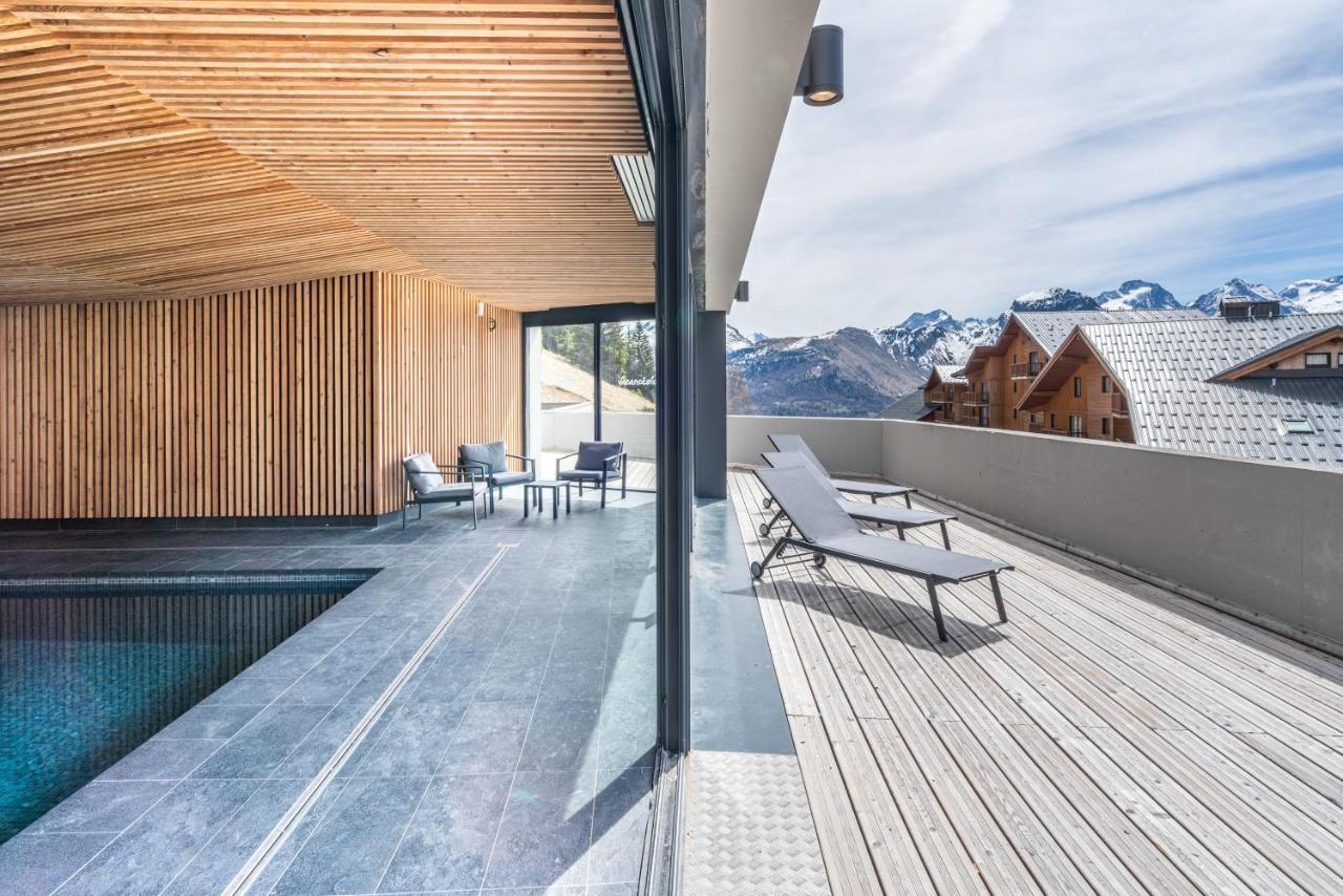Vacanceole - Les Ecrins D'Auris Exteriör bild
